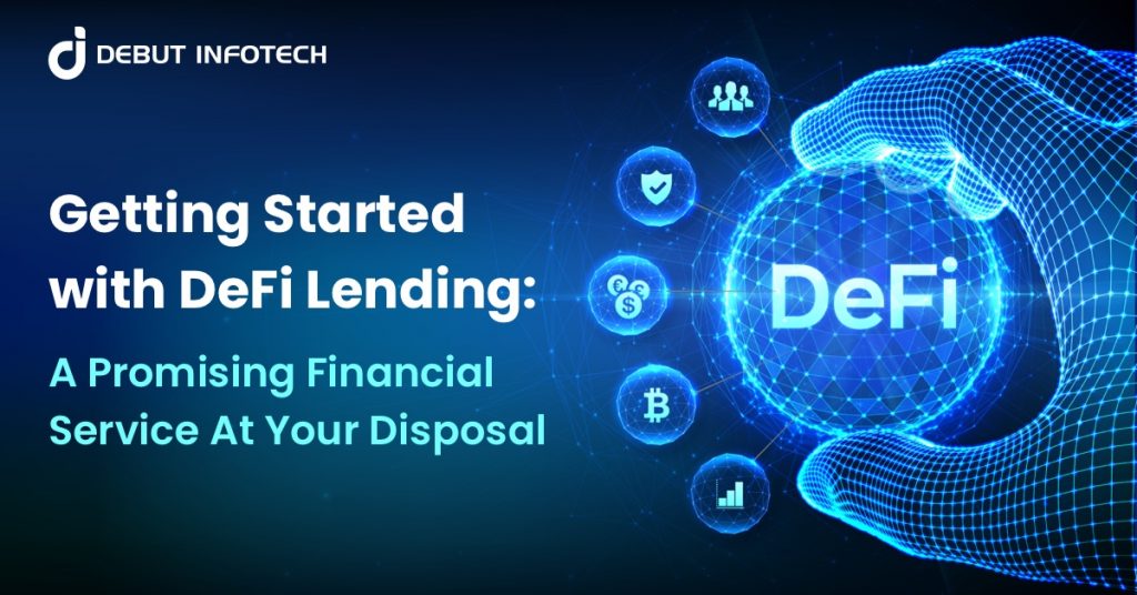 How does defi lending work