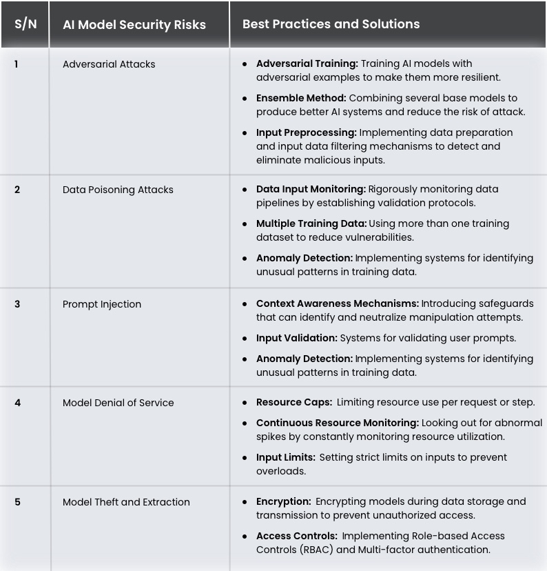 AI Security Best Practices for Defending AI Systems